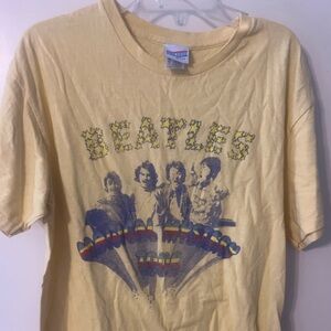 Junk Food Tees Yellow Graphic Shirt